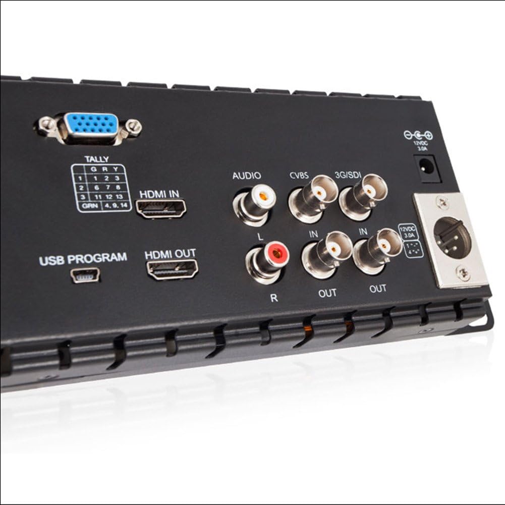 Triple 5 Inch 2RU Rack Mount Monitor LCD 800x400 3G SDI HDMI AV Input and Output P570742