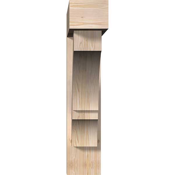 Balboa Block Smooth Bracket with Offset Brace, Douglas Fir K531