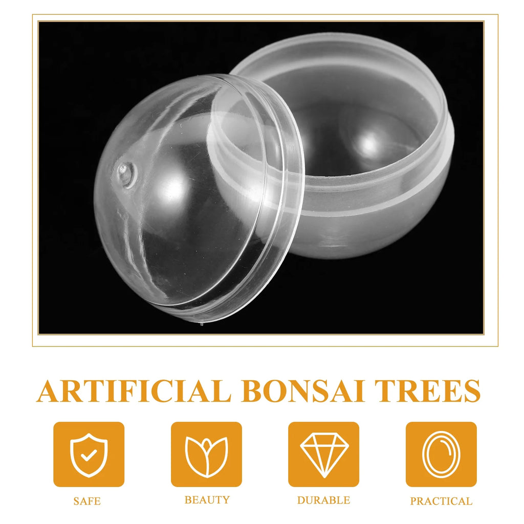 100 pcs Clear Plastic Fillable Balls C316