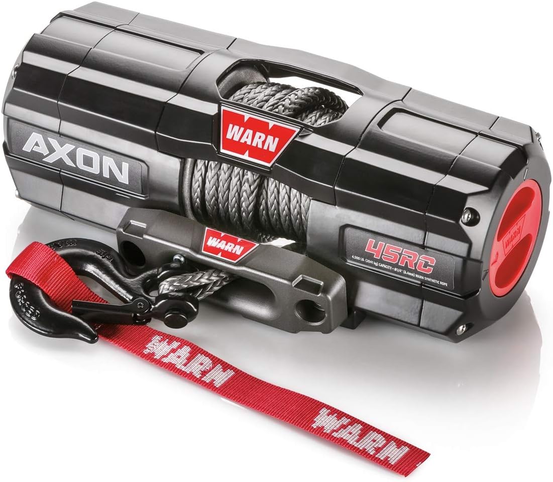 Powersports Winch with Synthetic Cable Rope: 1/4 Diameter x 27' Length, 2.25 Ton Pulling Capacity M610457