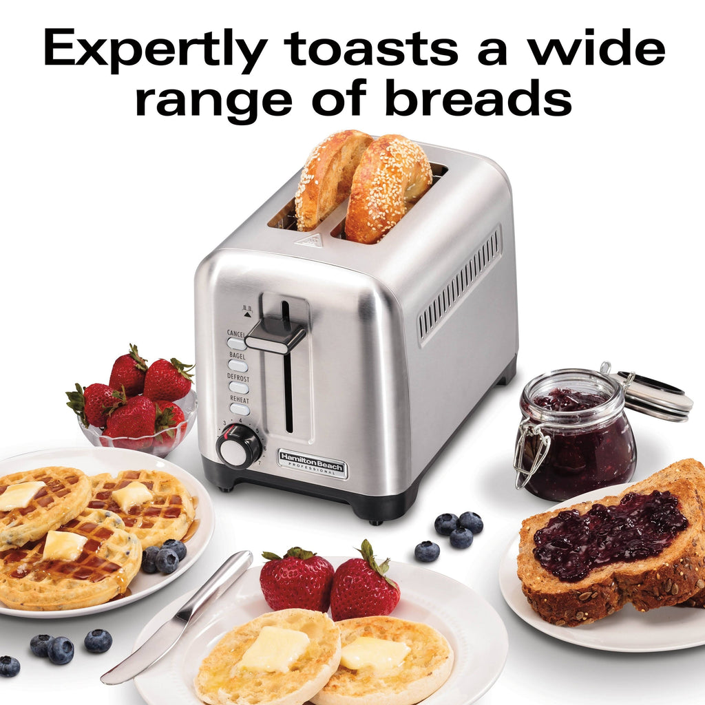 2 Slice Stainless Steel Toaster W89028