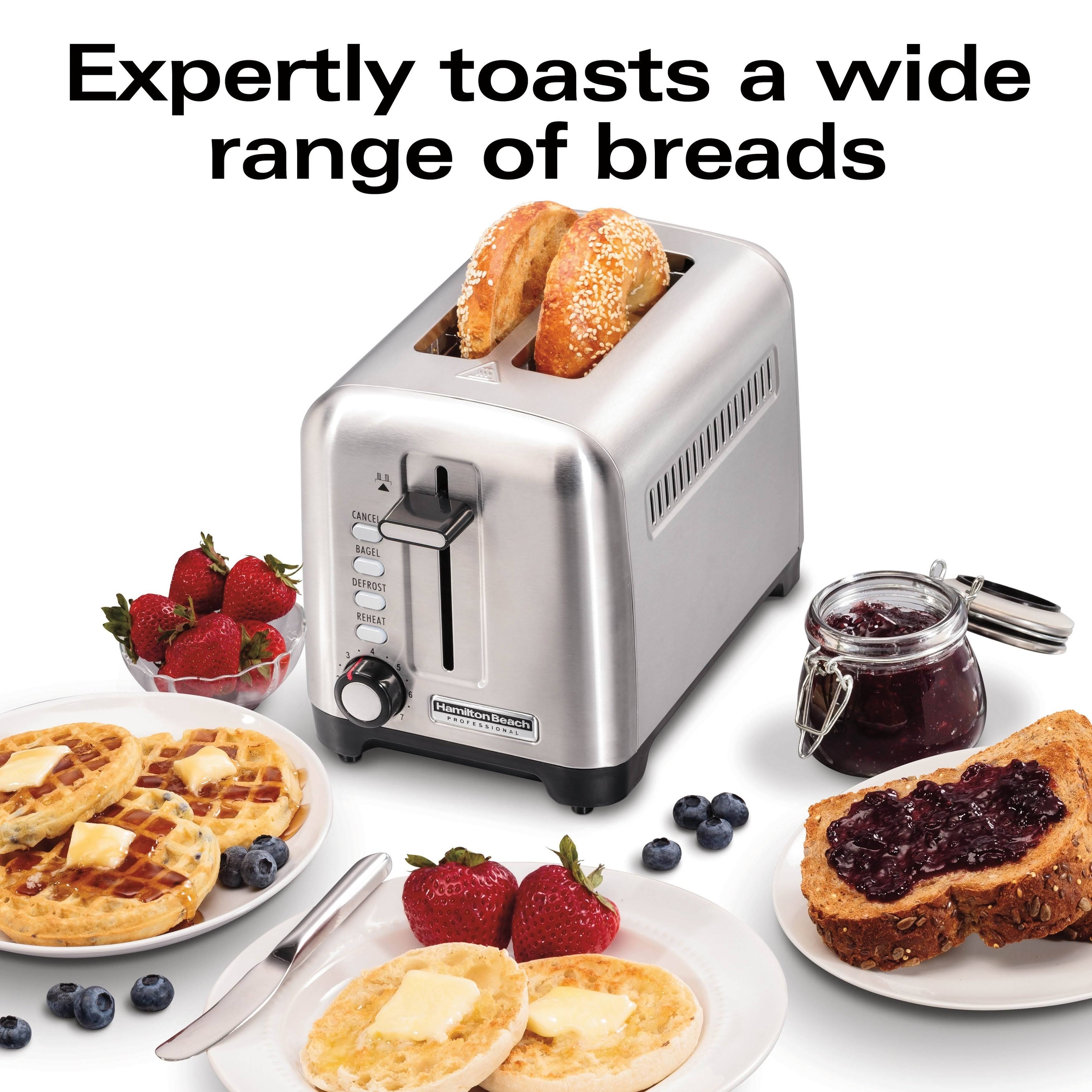 2 Slice Stainless Steel Toaster W89028