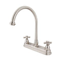 Satin Nickel Two Handle Kitchen Faucet V31337