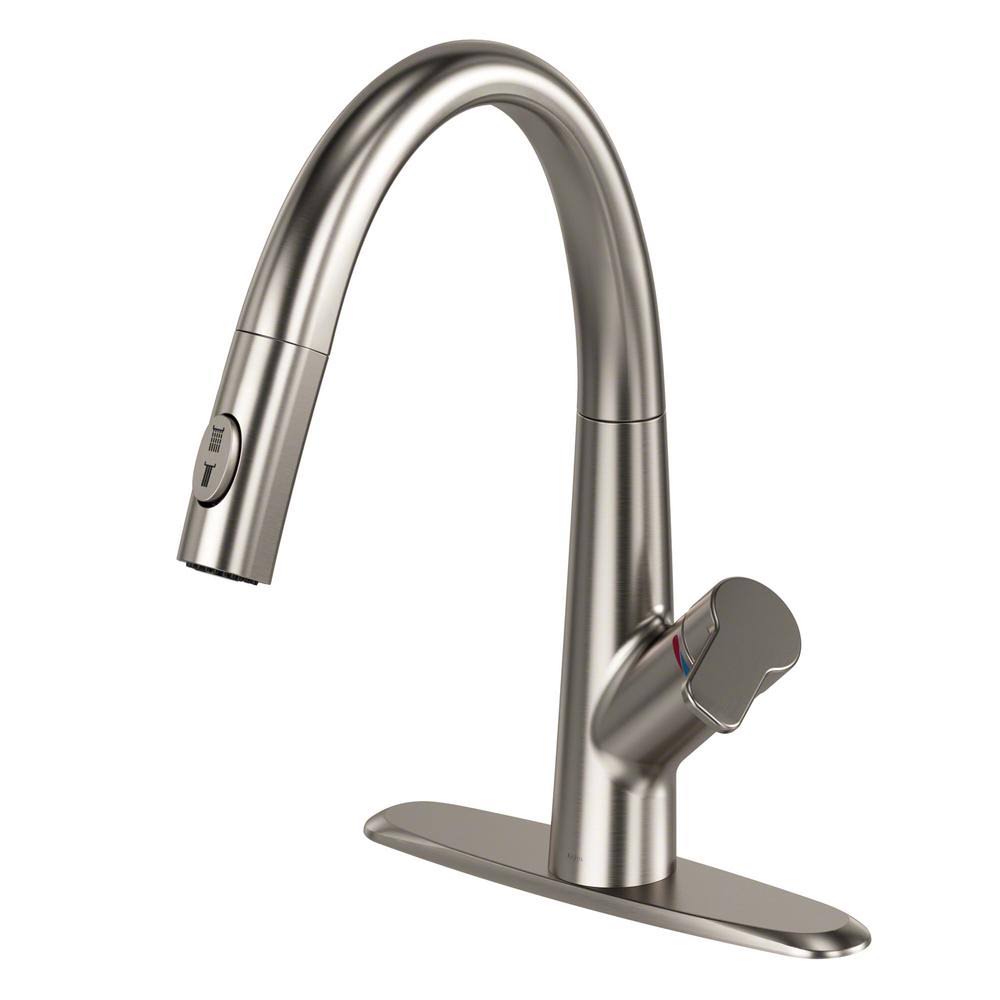 Stainless Steel Single-Handle Pull-Down Kitchen Faucet T99603