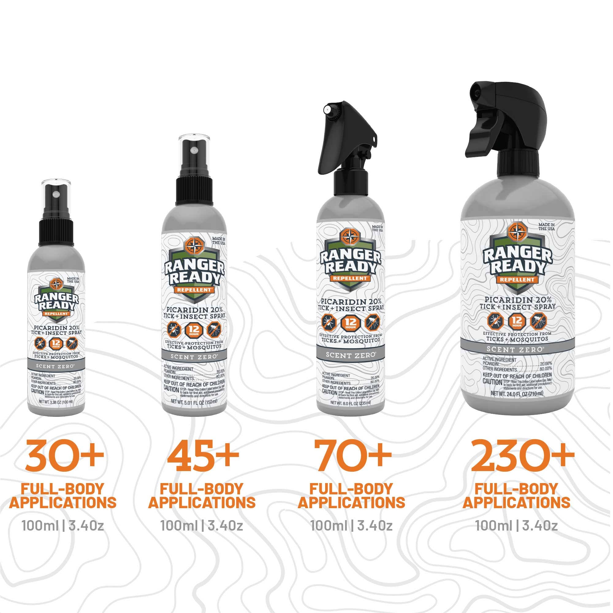 Unscented Picaridin 20% Insect Repellent V286907