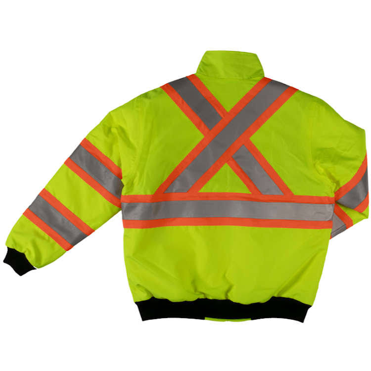 Orange Sherpa Lined Safety Bomber XL Z1273