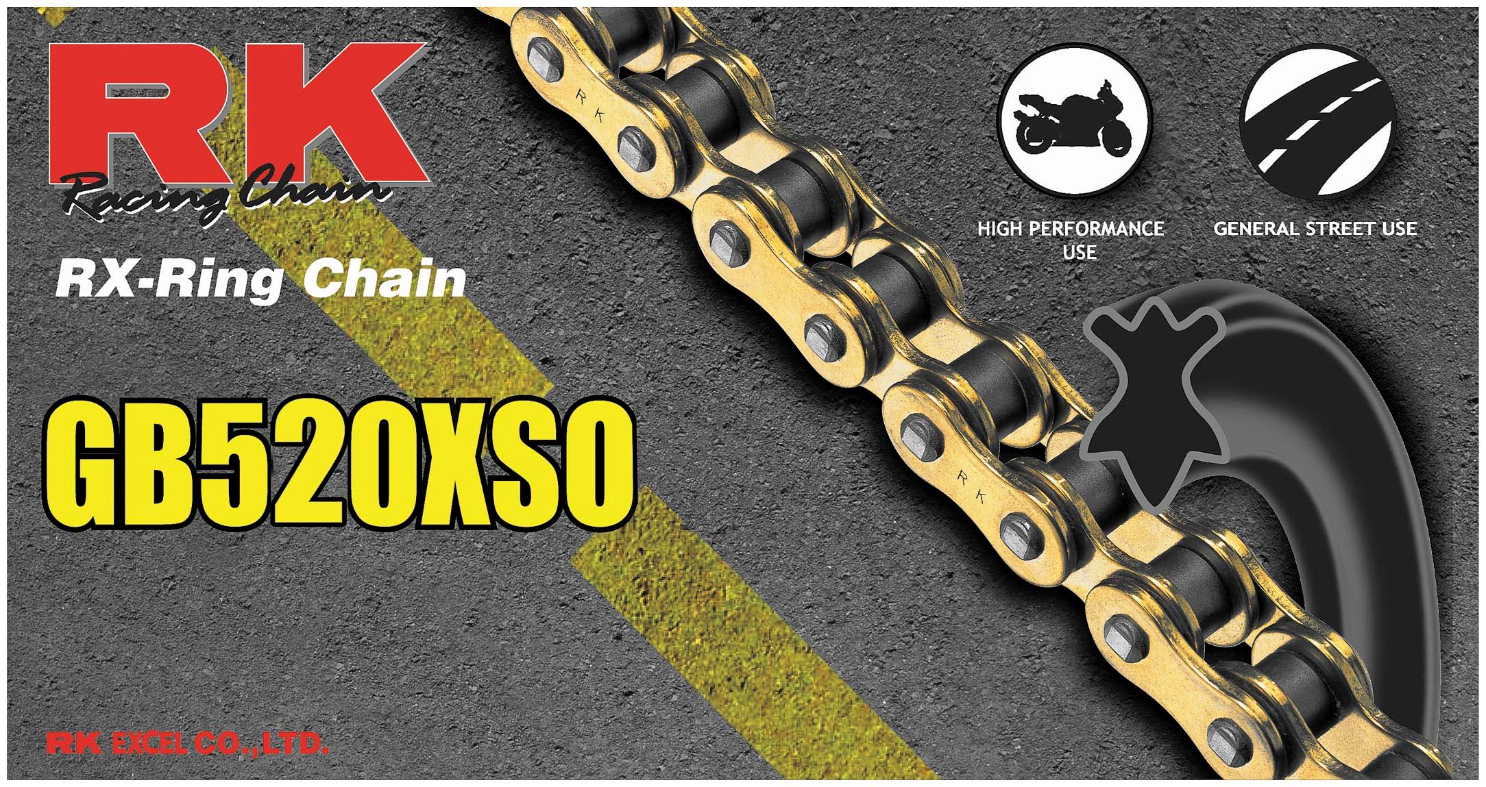 520 XSO GB RX-Ring Chain 106 Links H4379