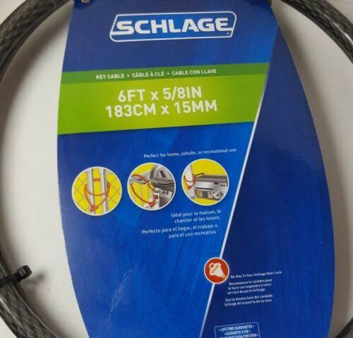 Locking Cable 5/8 in. x 6' T40298
