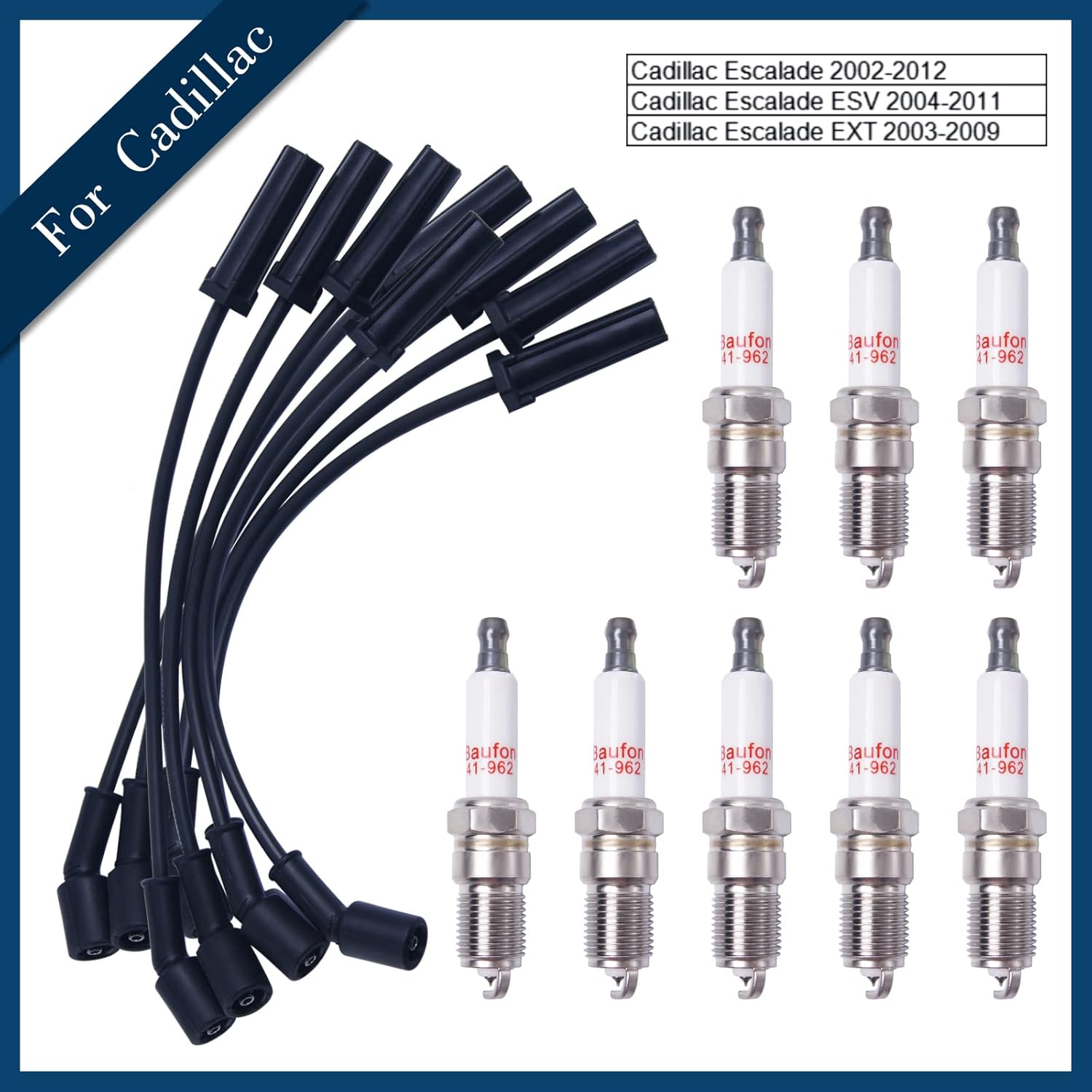 Iridium Spark Plugs and Wires Set, Pack of 16 Q461607