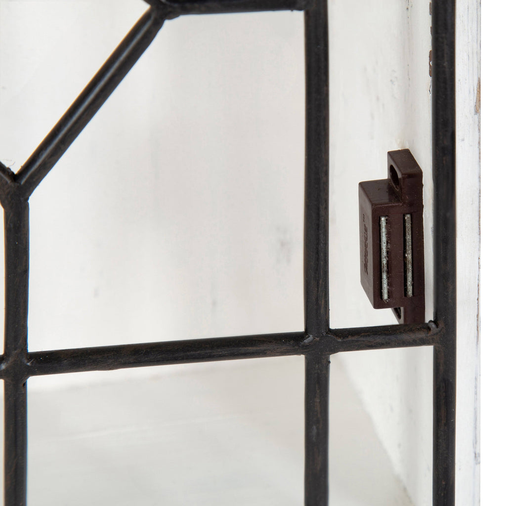 White/Black Decorative Wooden Wall Cabinet N79458