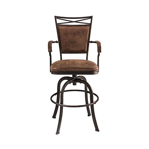 Swivel Tilt Counter Stool, Aged Bronze Finish J592