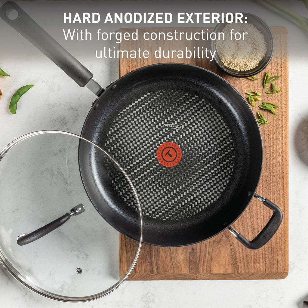 12 inch Hard Anodized Non-Stick Fry Pan with Lid Z572