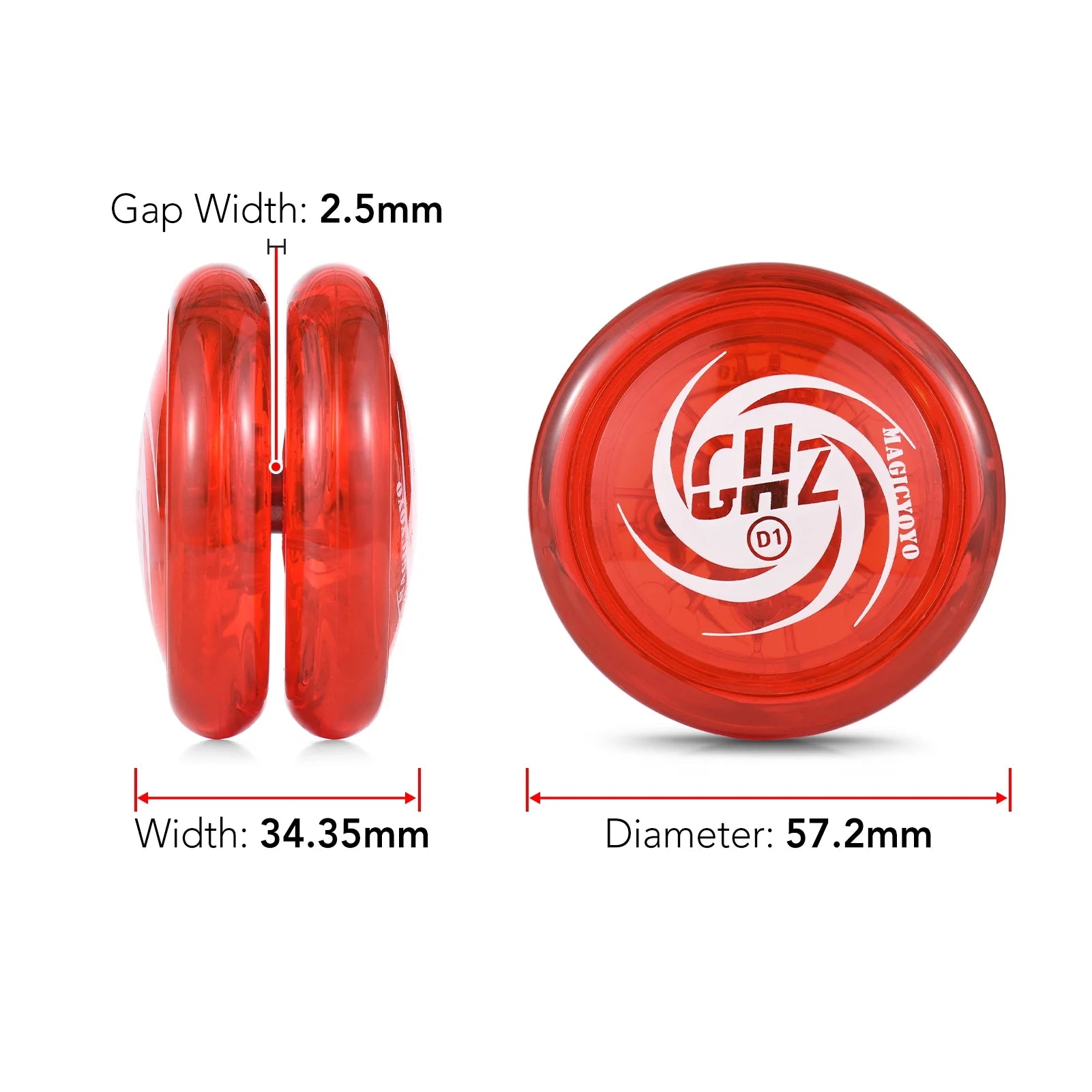 Responsive Yo Yo with Replacement Strings, Glove, and Storage Pouch L201840