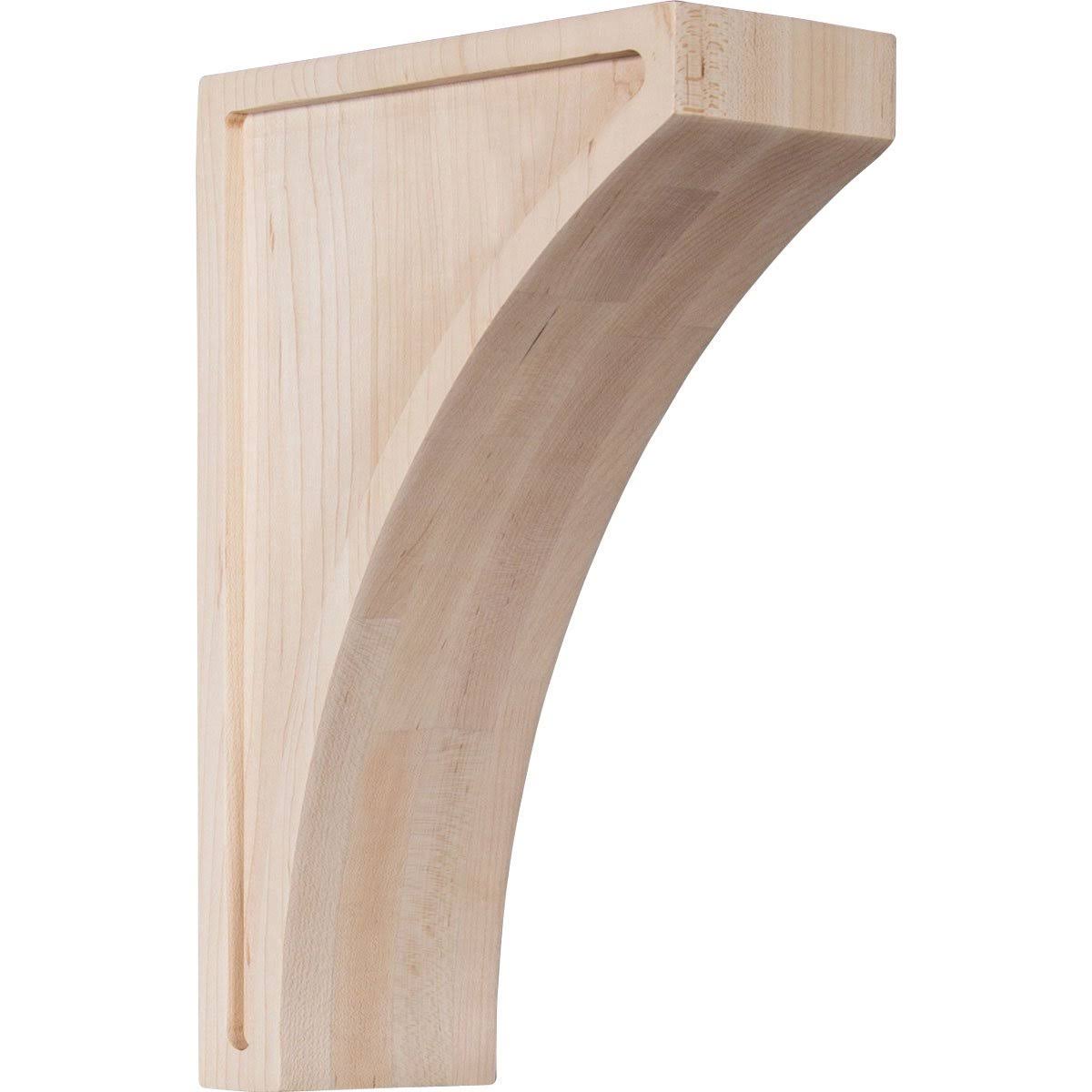 Large Lawson Wood Corbel, Rubberwood (4-Pack) E721