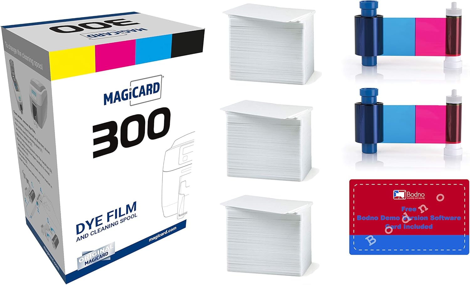 CR80 PVC Cards with Color Ribbon P695