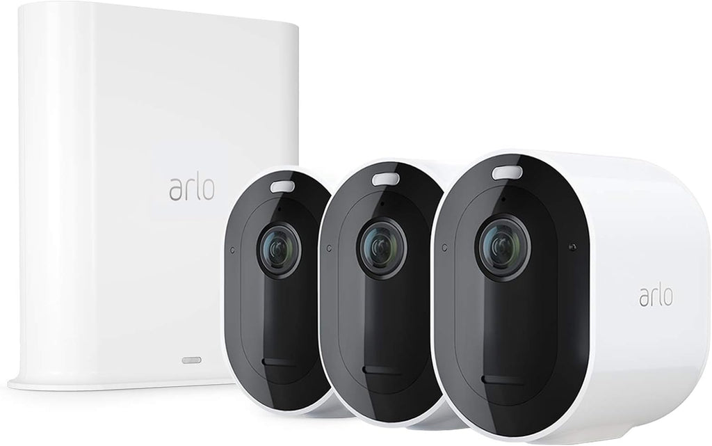 Wire-Free Security 2 Camera System with 2K HDR Color Night Vision Spotlight 2-Way Audio Siren G9103