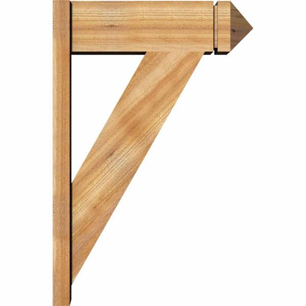 8x22W x 24x22D x 36x22H Traditional Rough Sawn Western Red Cedar H6661