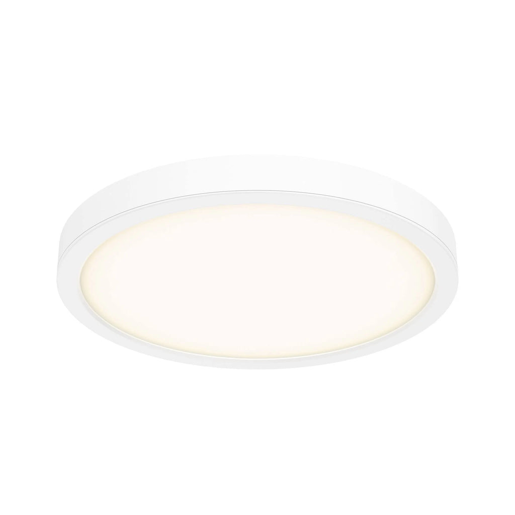 14x22 LED Round Flush Mount, Satin Nickel U740055