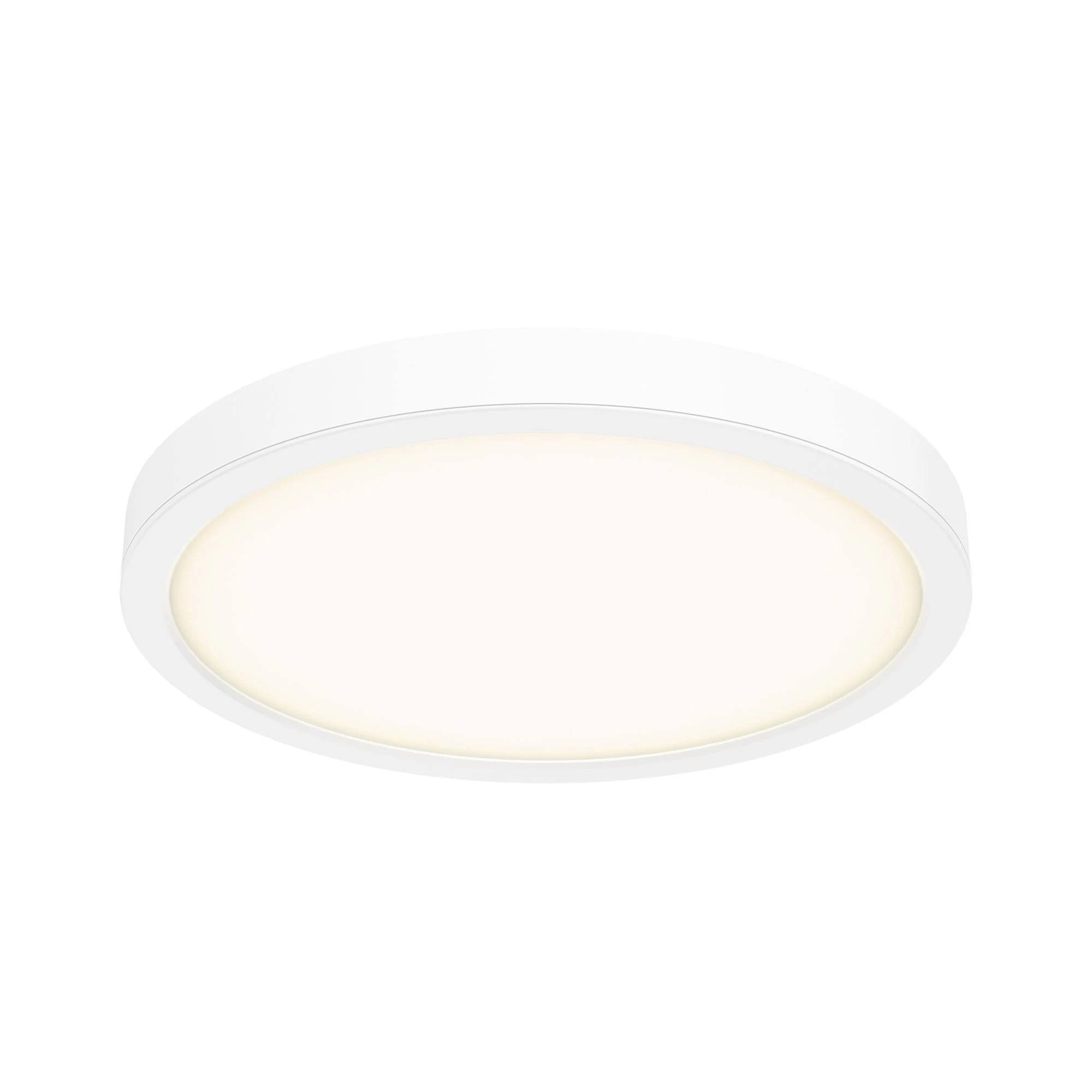14x22 LED Round Flush Mount, Satin Nickel U740055