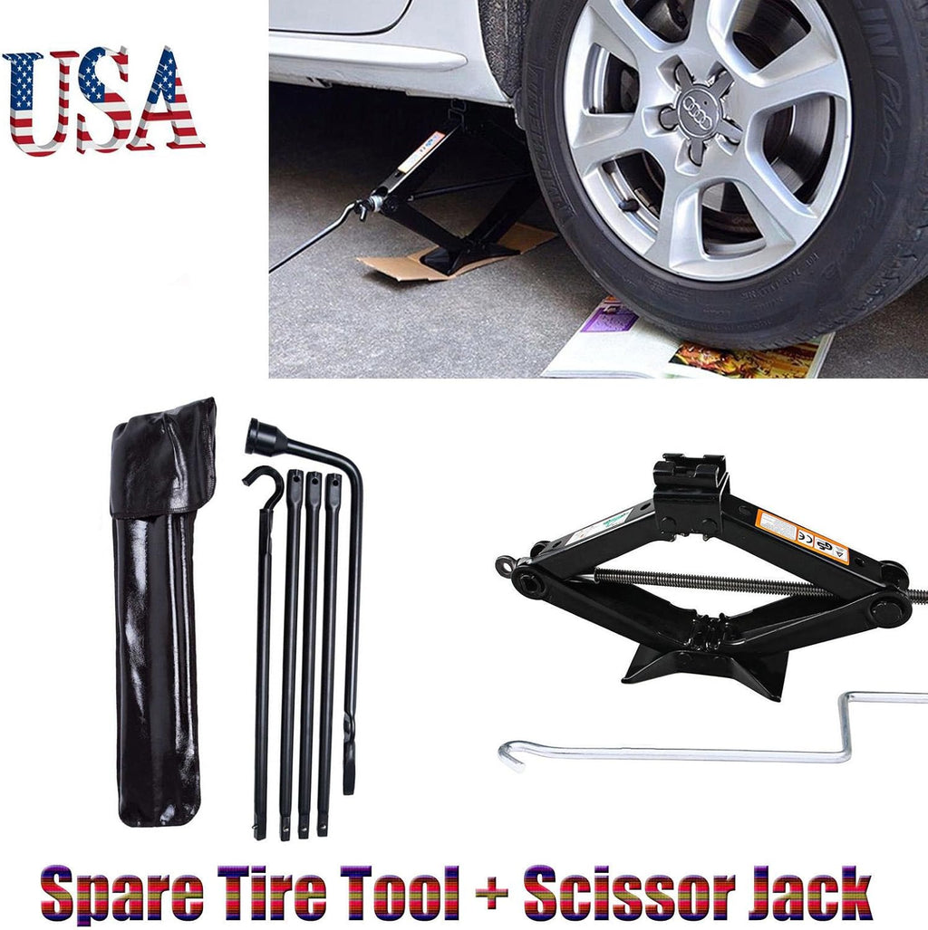 Spare Tire Tool Kit with 2T Scissor Jack, Pack of 2 N944092