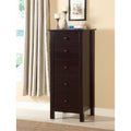 5 Drawer Accent Chest in Espresso N2012