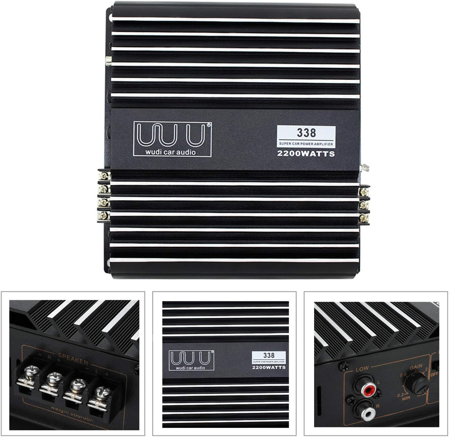 2 Channel 2200W Car Amplifier Pack of 2 X3640