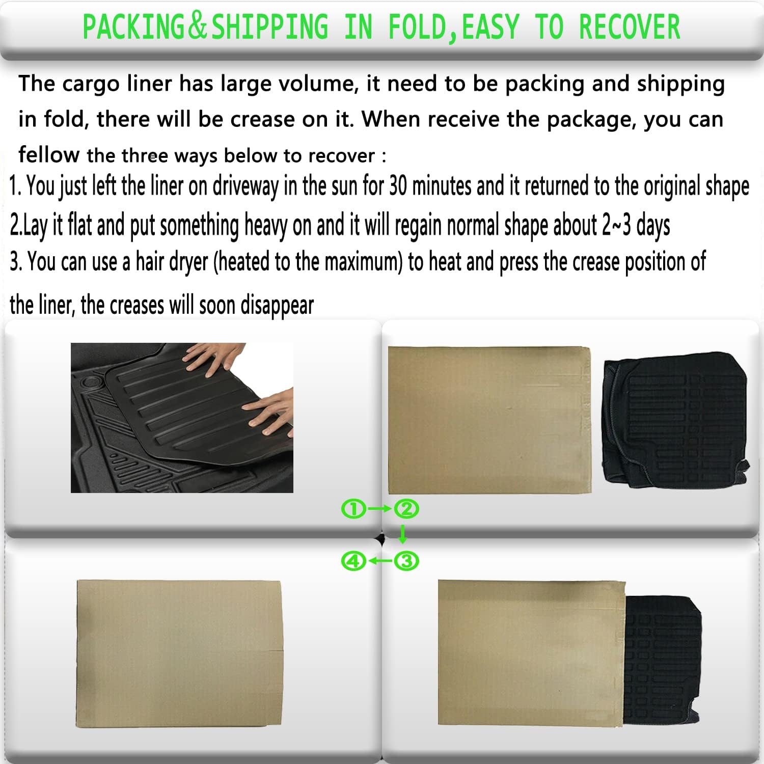 Custom Fit All-Weather TPO Cargo Liners Pack of 2 L67467