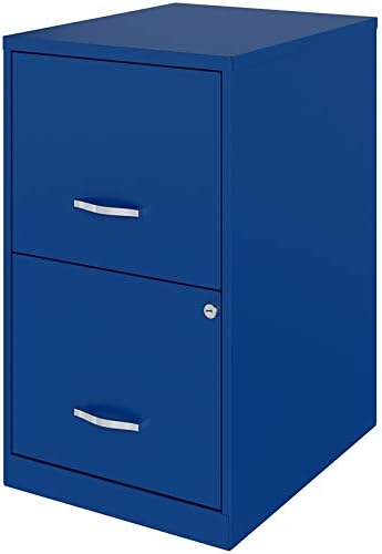 18in 2 Drawer Metal File Cabinet Teal G2195
