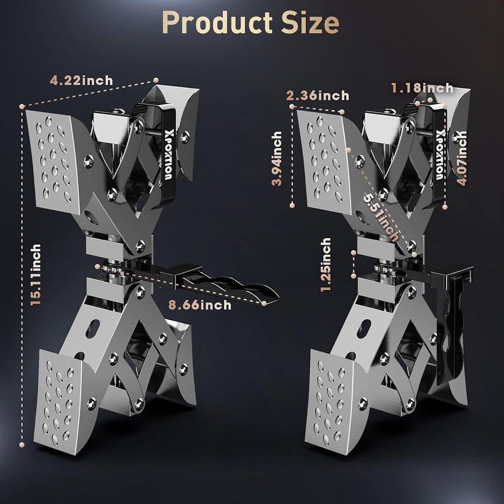 X-Shaped Wheel Stabilizer, 2 Sets Tire Chocks Y410