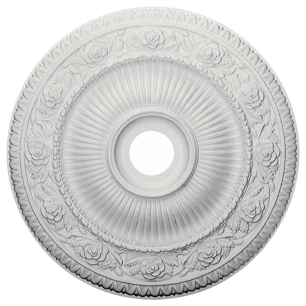 24 1/4x22OD x 3 7/8x22ID x 2x22P Hand-Painted Ceiling Medallion Y981270