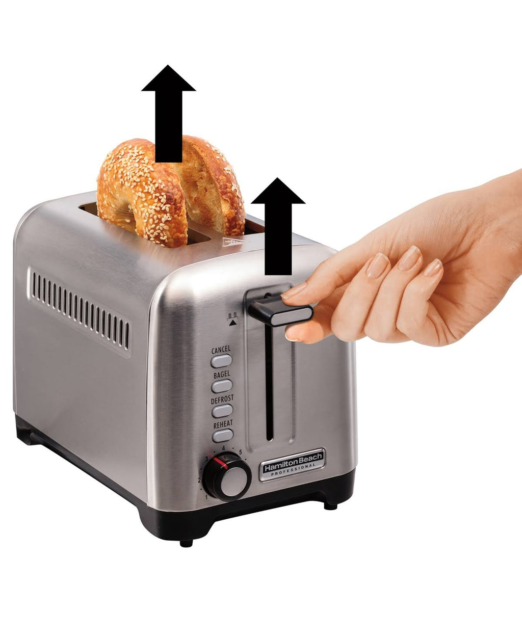 2 Slice Stainless Steel Toaster W89028