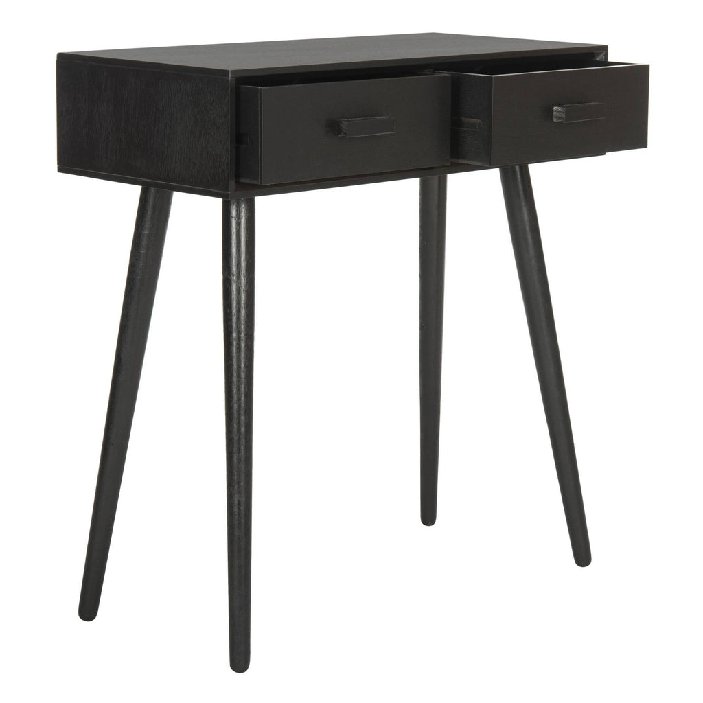 Black 2 Drawer Console W828929