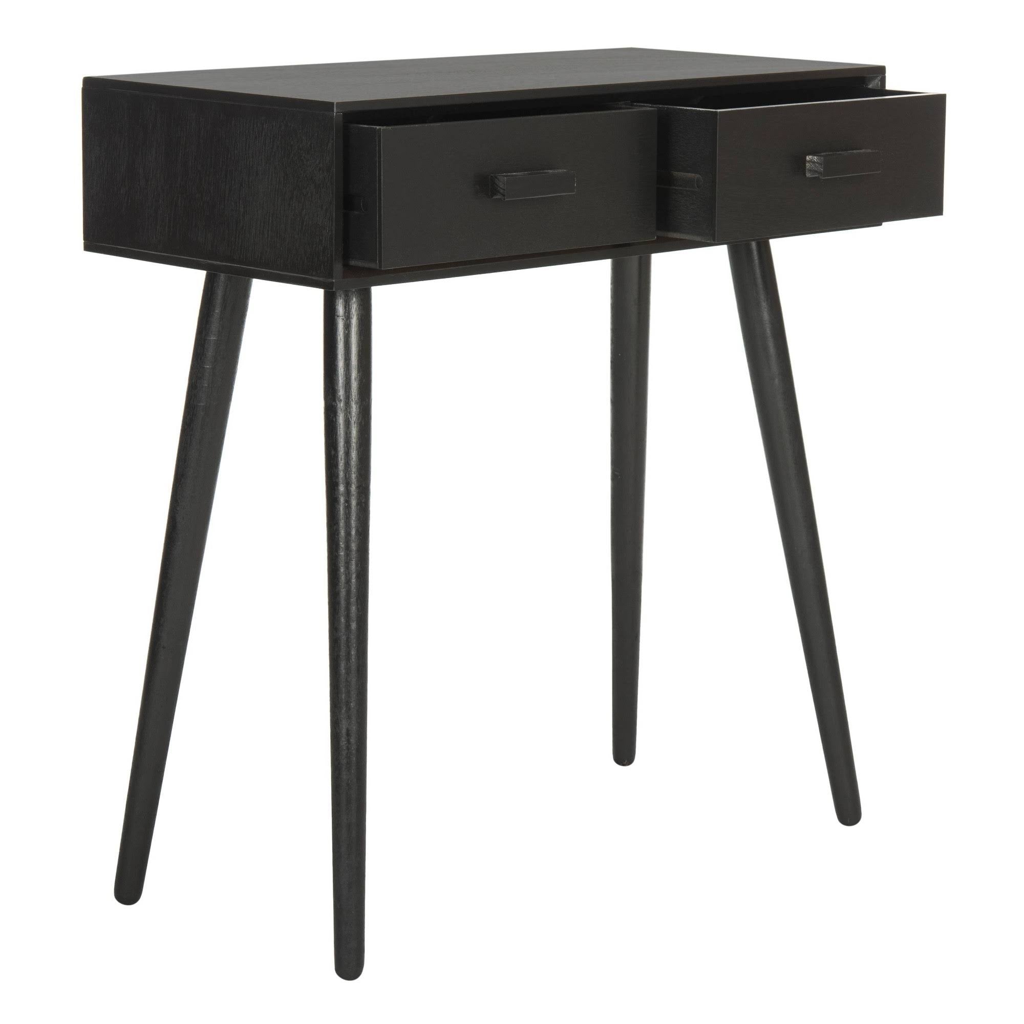 Black 2 Drawer Console W828929