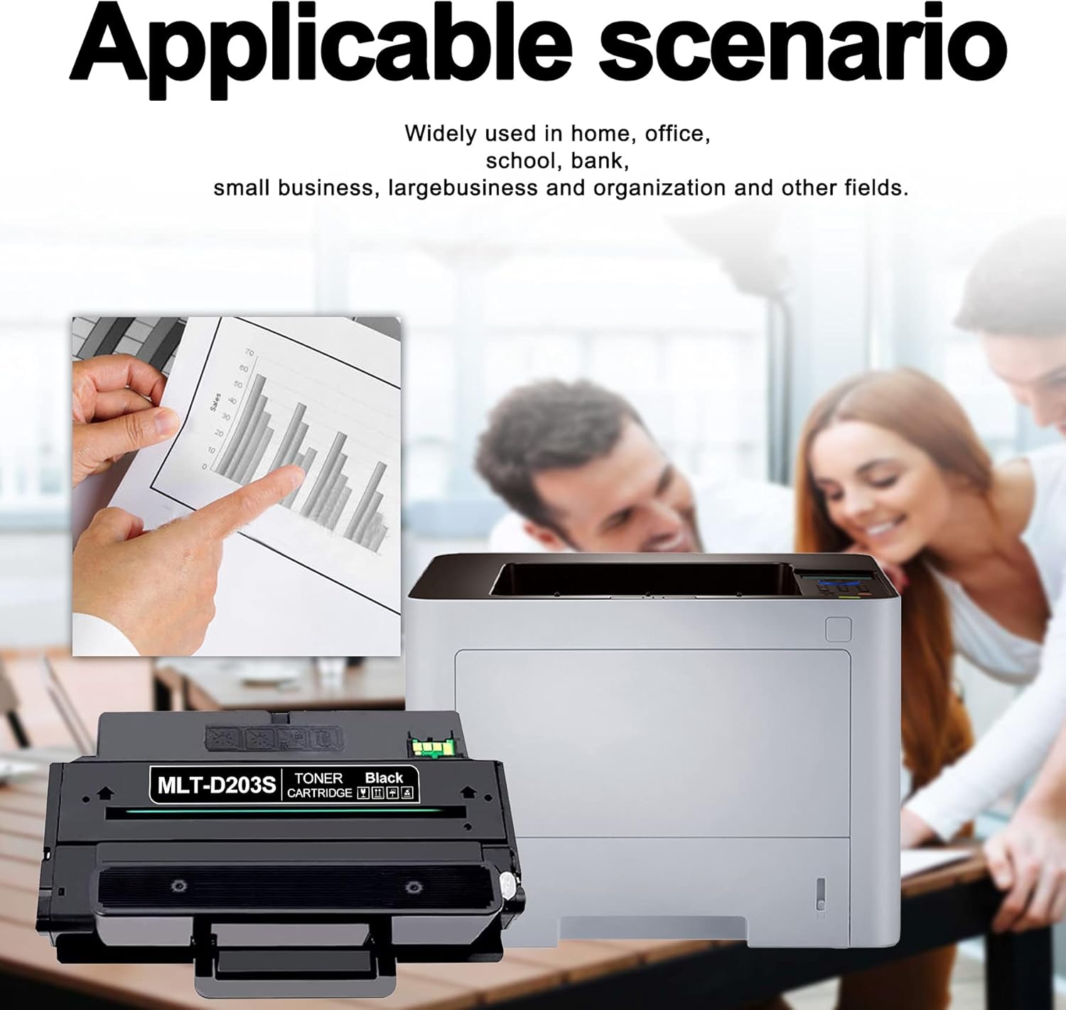 3 Pack Black Toner Cartridge Y24154