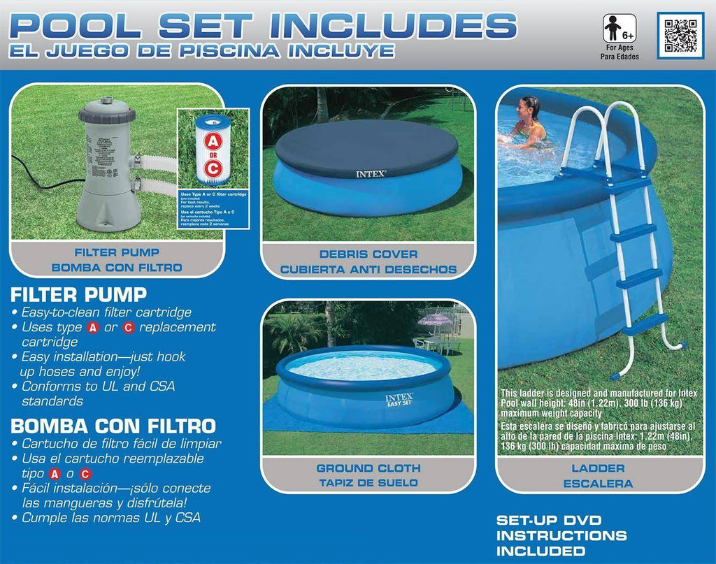 15' x 42" x 22" Easy Set Pool Set A6263