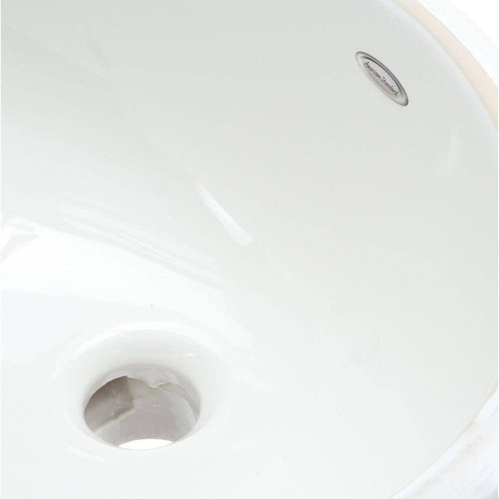 White Undermount Bathroom Sink P852