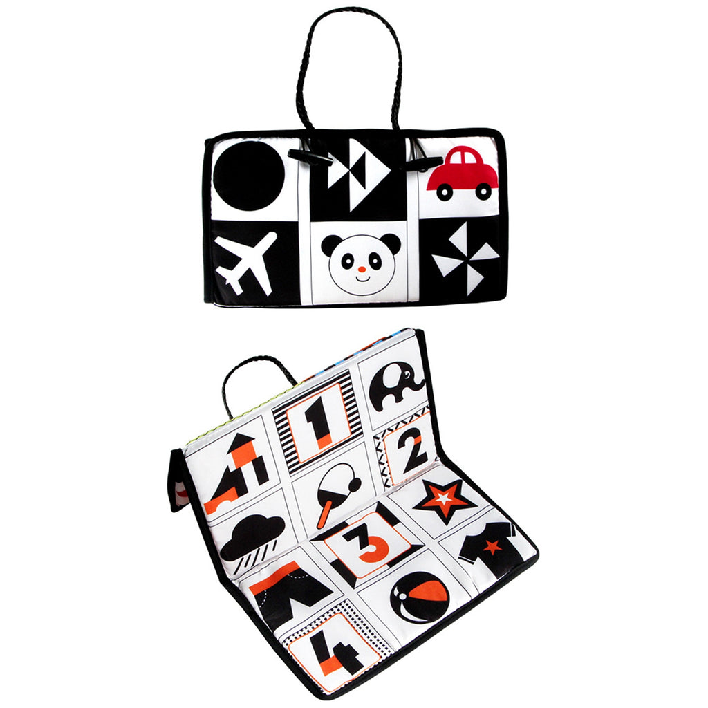 Black White Floor Mirror Baby Toy K57351