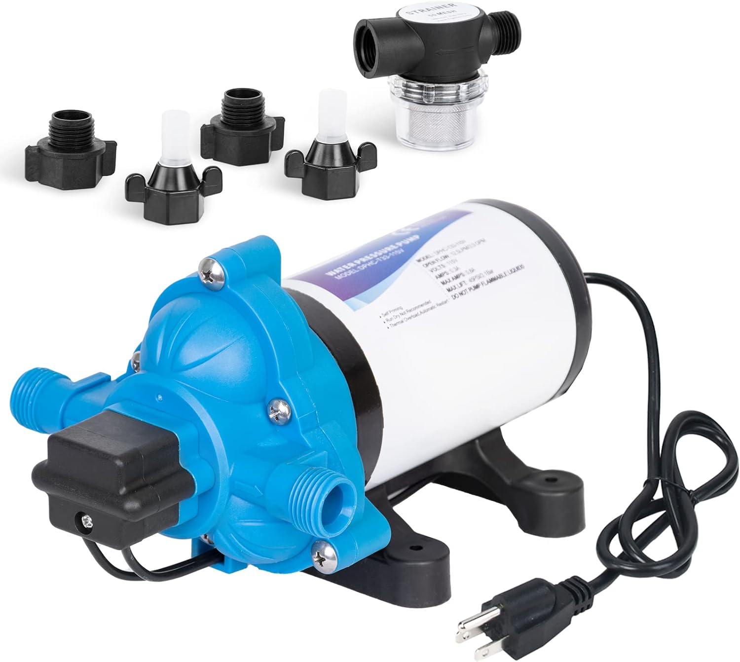 Industrial Water Pressure Pump 115VAC 3.3GPM 45PSI V45257