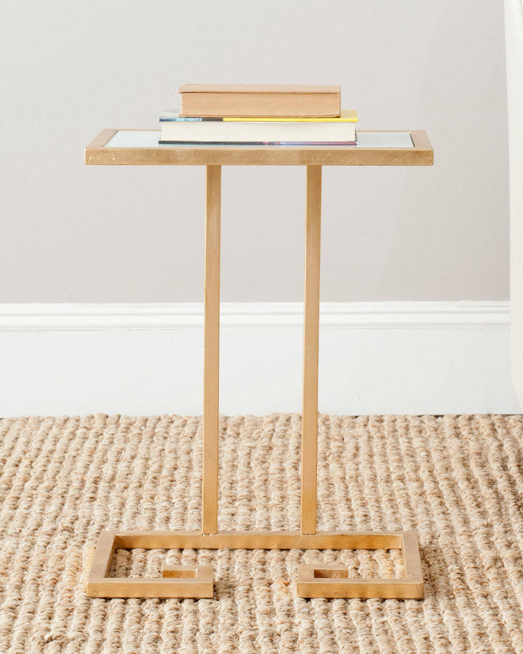 Gold/White Accent Table Z571