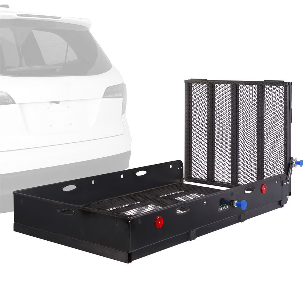Heavy Duty Folding Hitch Cargo Carrier Basket X923366