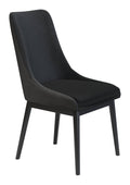 Black Dining Chair Set of 2 V291106