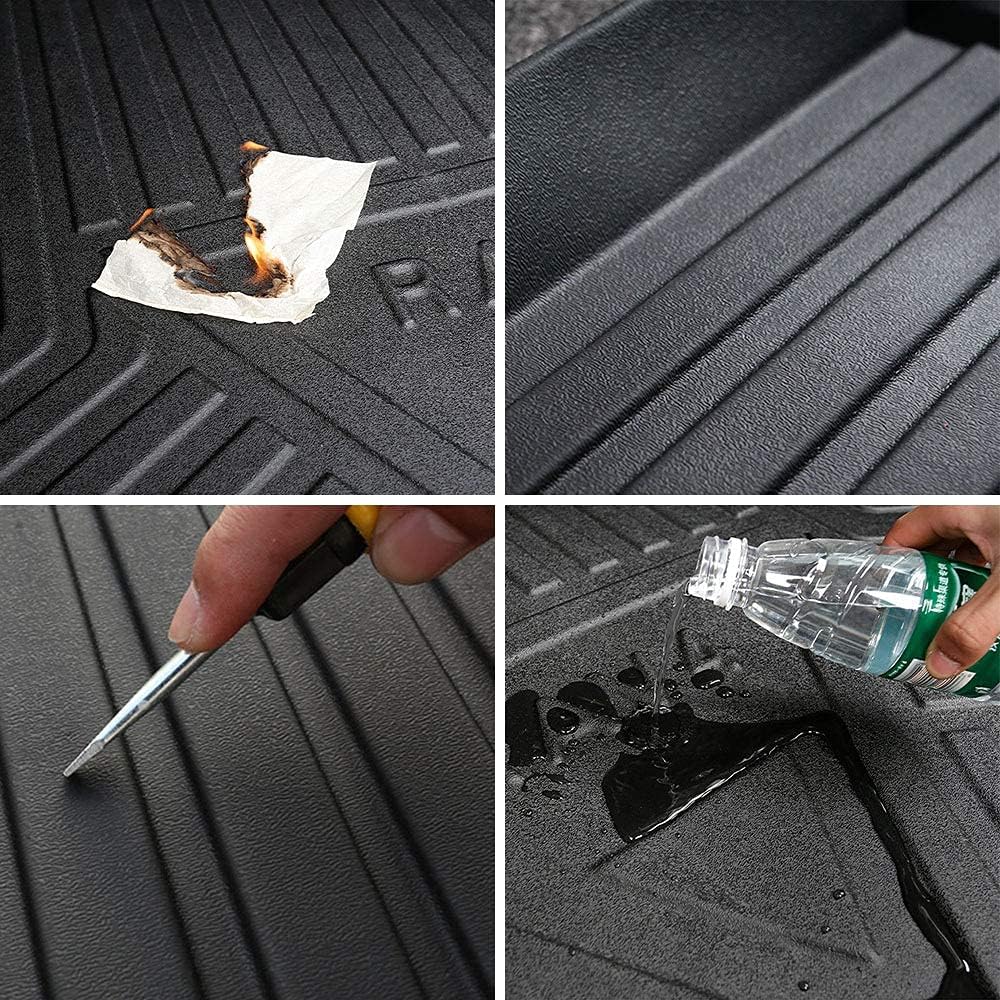 Heavy Duty Waterproof Black Cargo Liner Trunk Mat Pack of 2 N1528