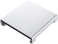 Type-C Aluminum Monitor Stand Hub with USB-C Data, USB 3.0, Micro/SD Card Slots & 3.5mm Headphone Jack Z81441
