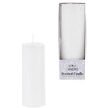 White Round Scented Pillar Candle in Box, Case of 48 W5207