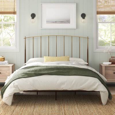 Queen Standard Bed Gold Y8781