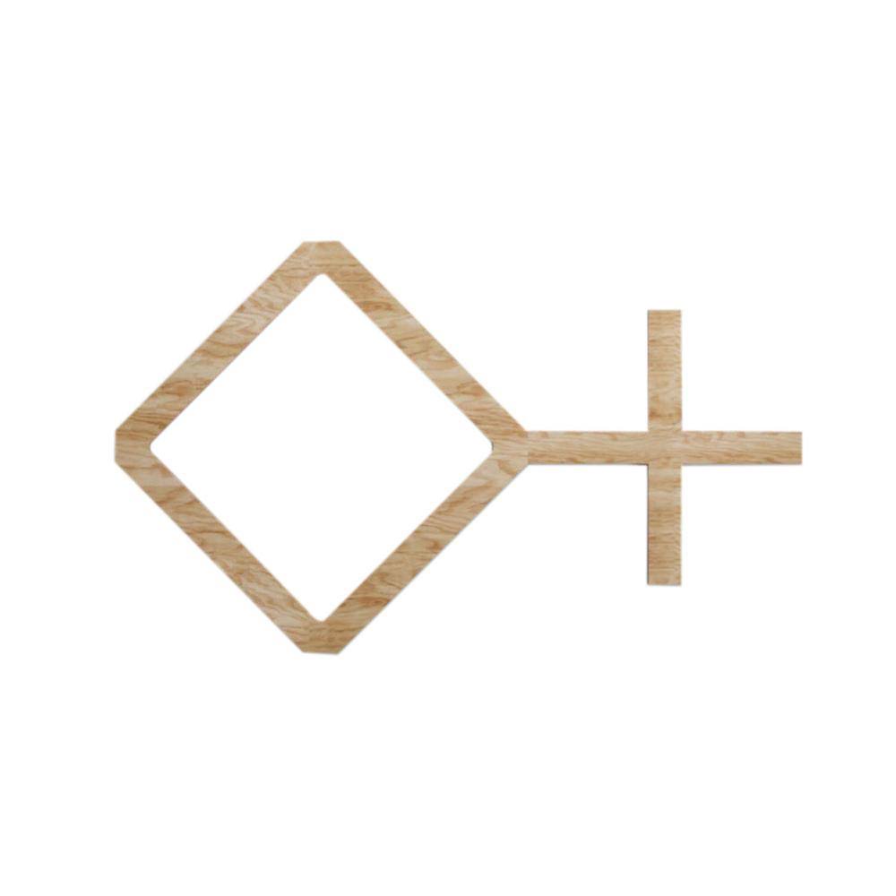 Red Oak Decorative Fretwork Wood Wall Panels (50-Pack) L652
