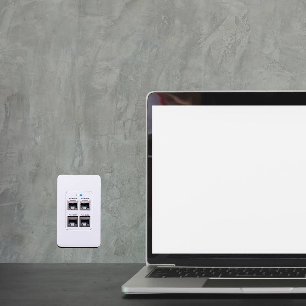 4 Port In-Wall Gigabit PoE Extender X92589
