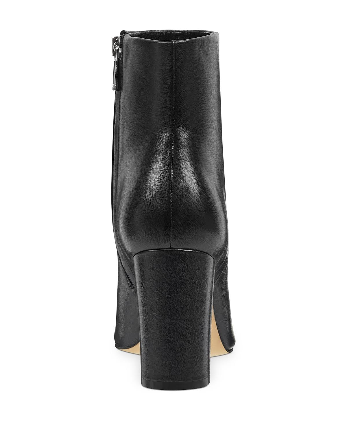 Black Leather Men&s Shoes, Size 6.5 B64478