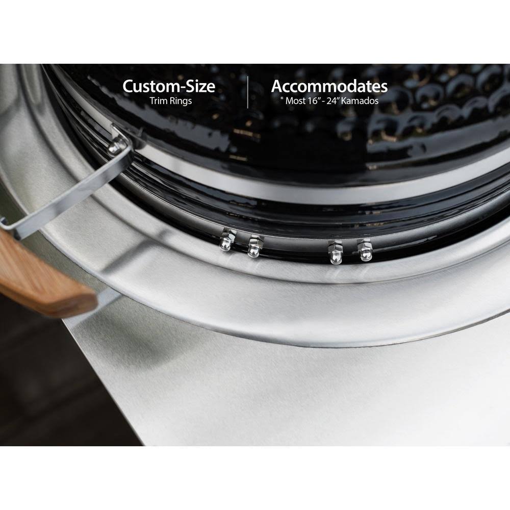 Aluminum Outdoor Kitchen Kamado Cabinet S28016