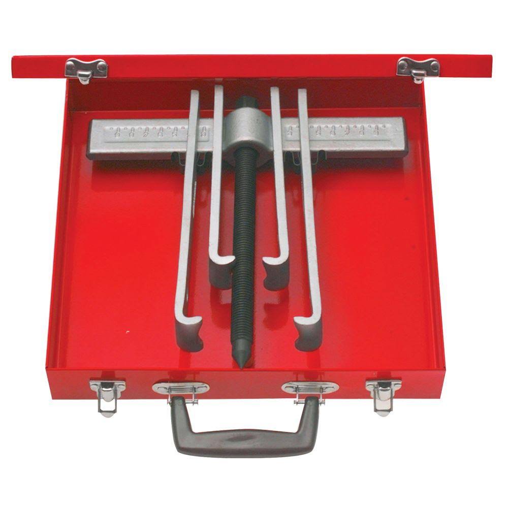 Straight Jaw Puller Set, 10 Ton, 2-Way 4 Jaws, 8 Pieces M11331